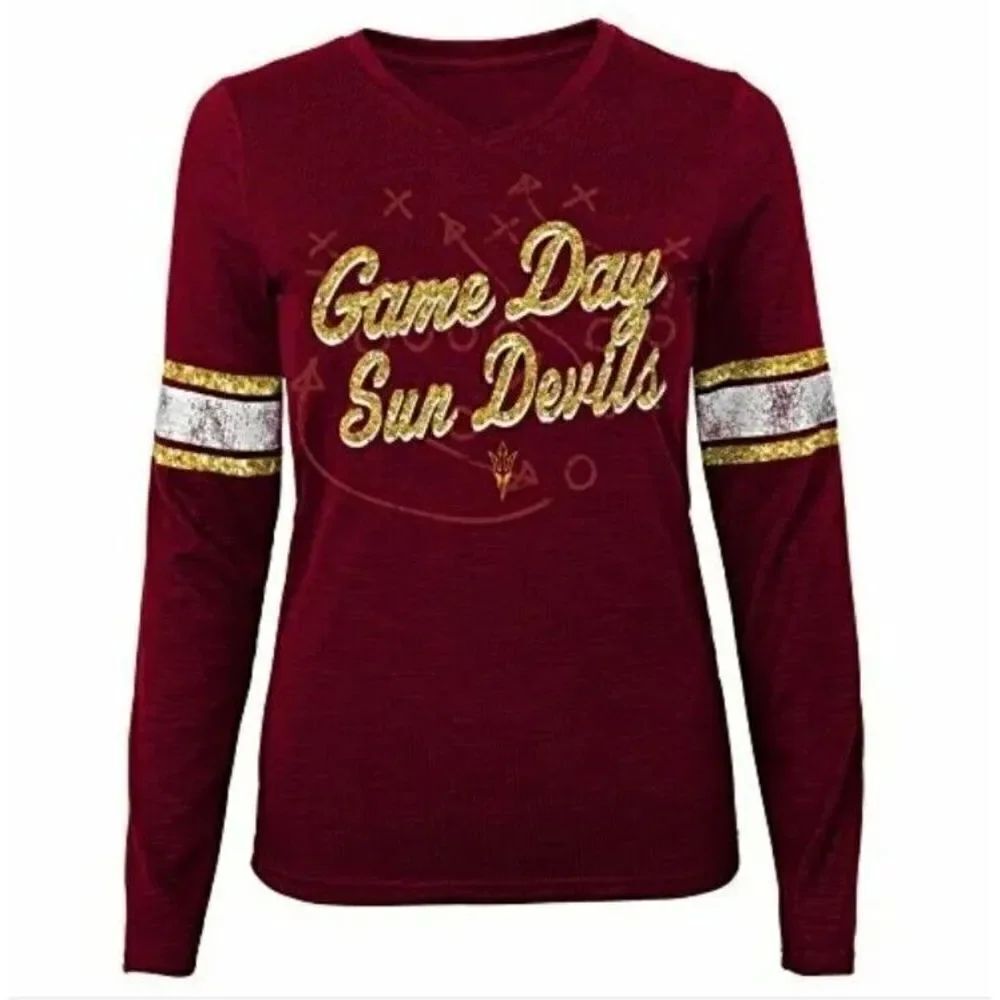 NCAA by Outerstuff NCAA Arizona State Sun Devils Juniors "Game Day" Slub Tee Med